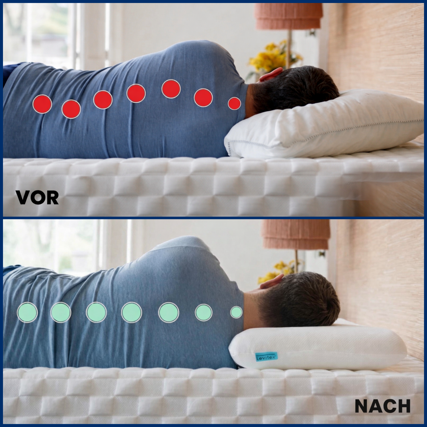 Ergonomisches Kissen